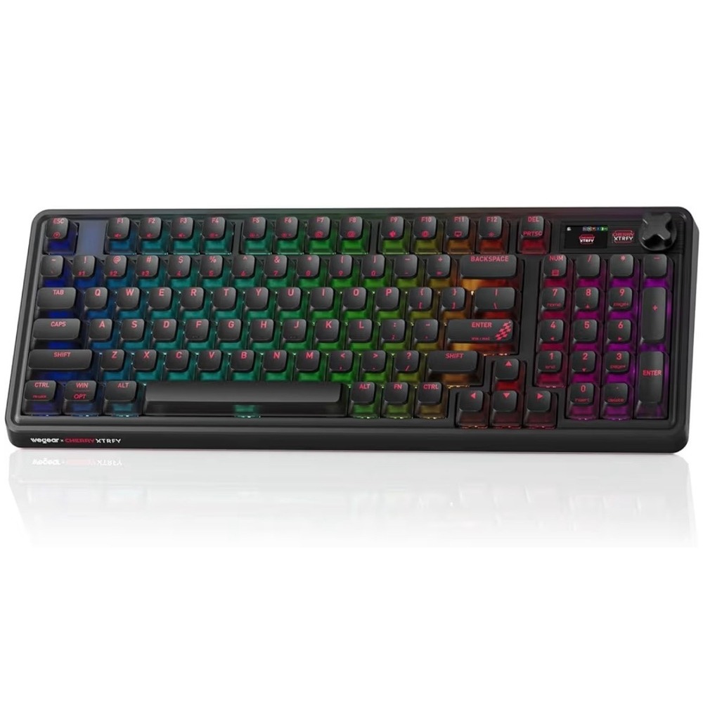 Wegear Cherry PIXIU 98 Wired/Wireless/BT Mechanical Gaming Keyboard Brown Switch
